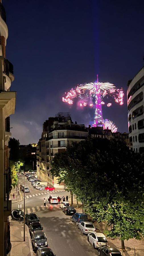 Cosy Appartement Avec Vue Tour Eiffel Paris Extérieur photo