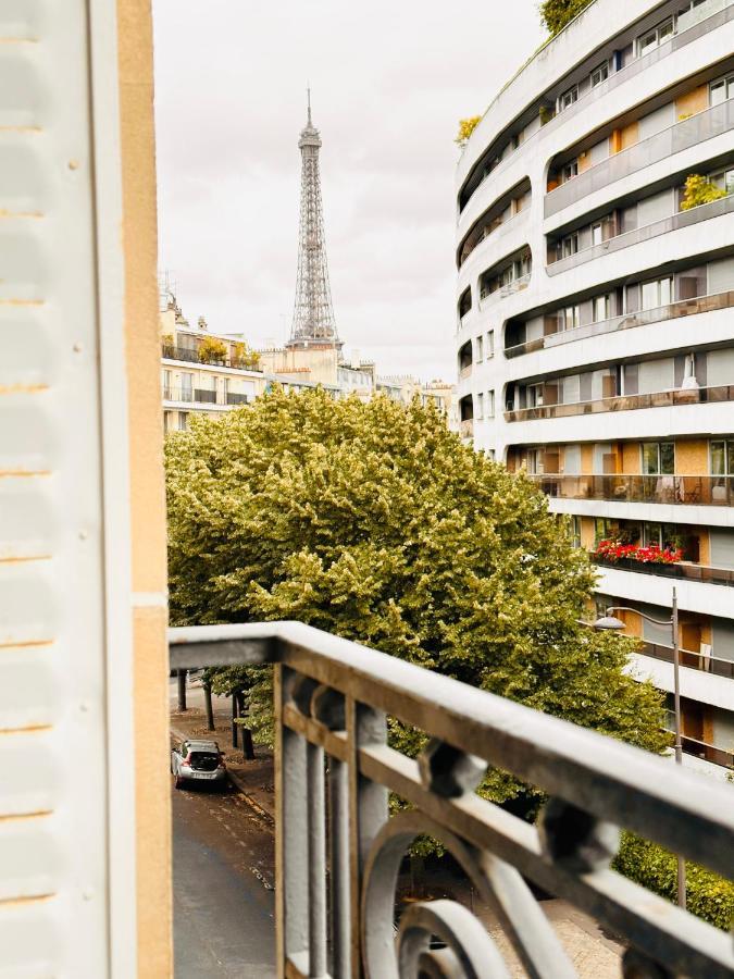 Cosy Appartement Avec Vue Tour Eiffel Paris Extérieur photo